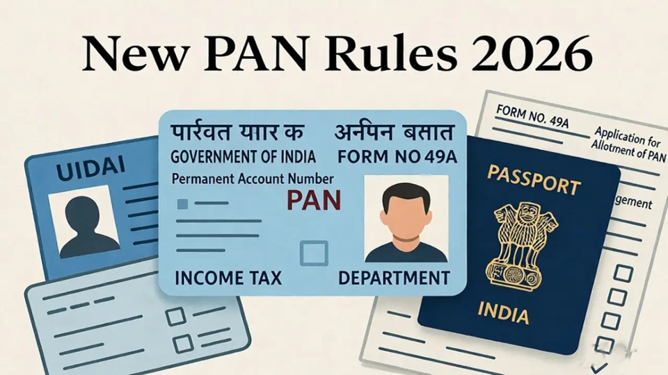 PAN Card New Rules 2026: Key Changes in Application and Aadhaar Linking ...
