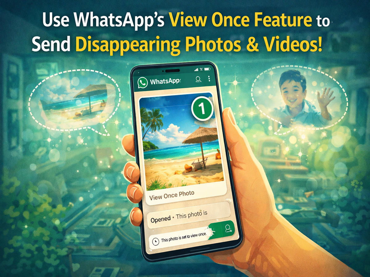 WhatsApp View Once Feature Explained: How to Send Photos and Videos ...