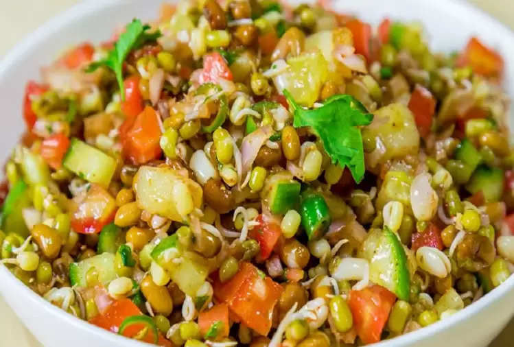Recipe- Moong Sprout Chaat is very tasty and healthy too! Click here to know its recipe
