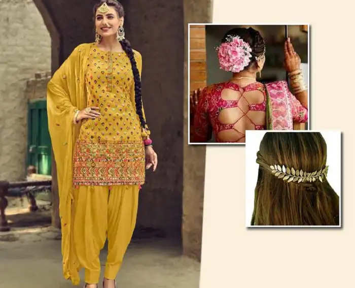 Hairstyling and fashion Tips:-Wear these accessories in your hair with a  Punjabi suit, you will get the perfect look