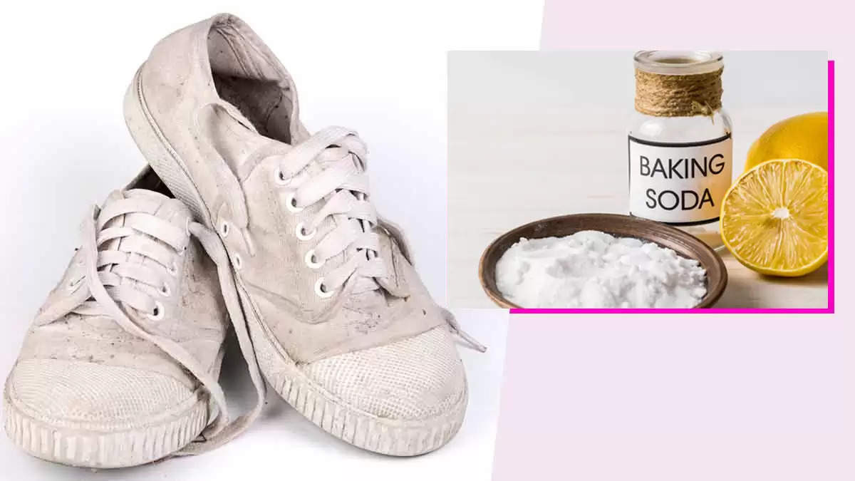 Shoe Cleaning Tips: - Baking soda will clean the stubborn stains and dirt  on white shoes in a pinch, learn how
