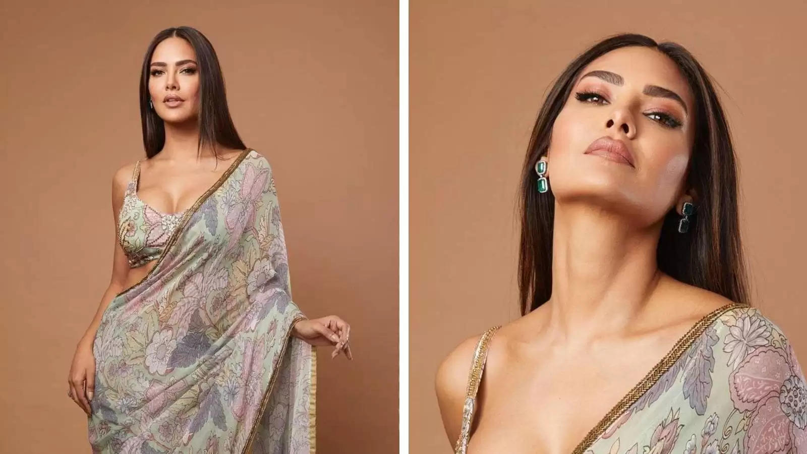 Photos: Esha Gupta Looks Ravishing In Saree,  Check Out The Diva's Sexy Pictures