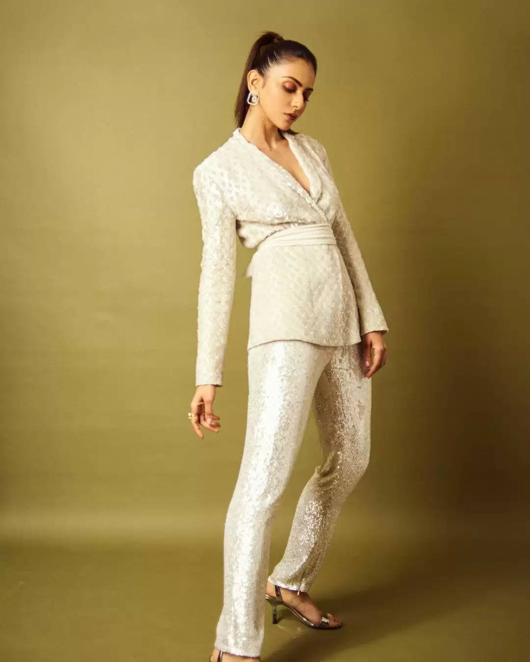 Photos: Rakul Preet Singh Looks Elegant In White Pantsuit, See Her Gorgeous Pictures