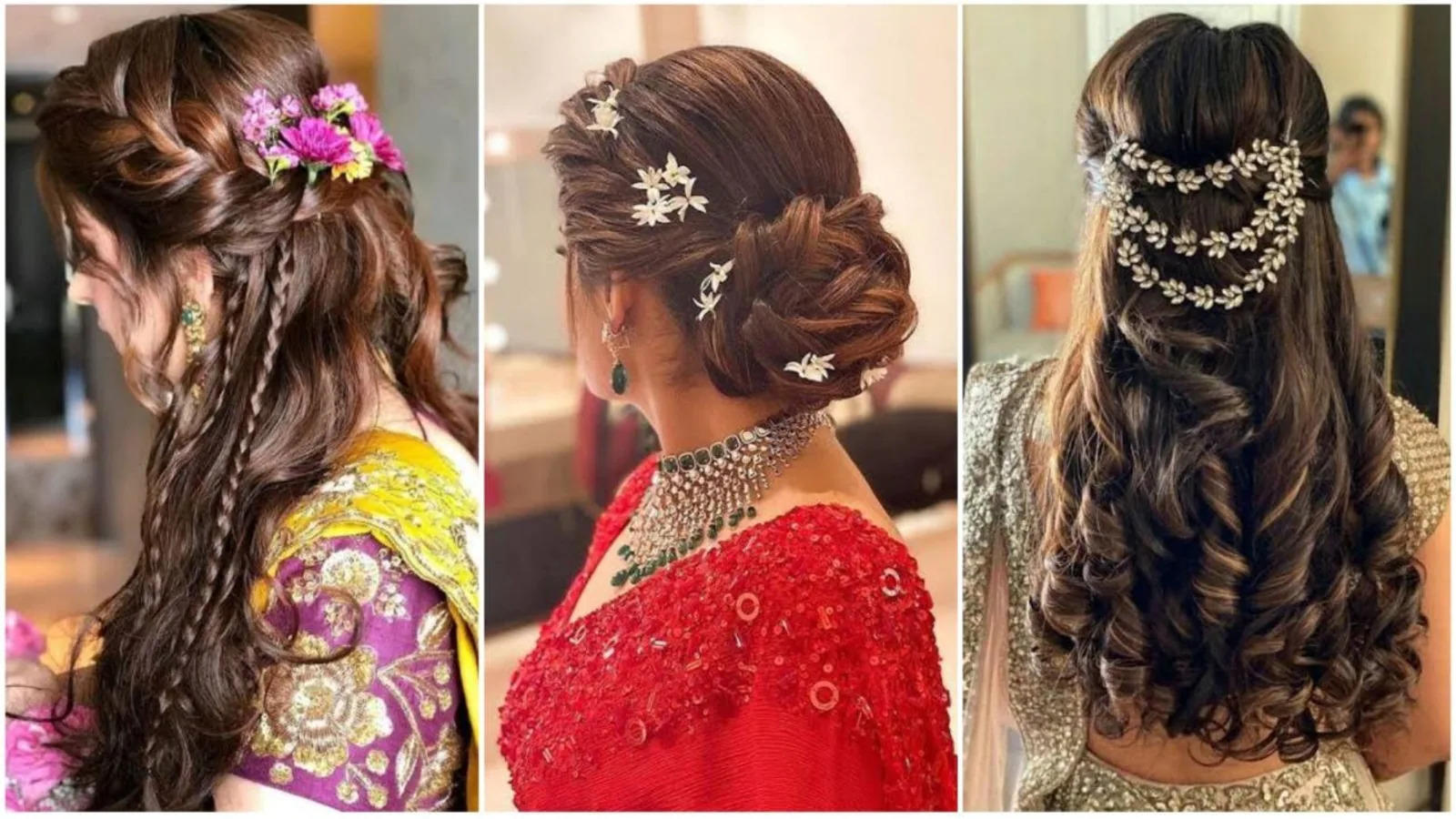 Hair style for party , function . | Pakistani bridal hairstyles, Bridal  hair buns, Indian bridal hairstyles